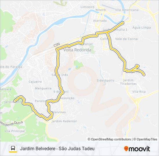 🔴Mapa Bangu Linha 714 Volta Jd Violeta Zona Oeste RJ