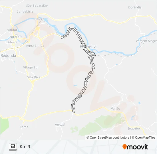 001 Bus Line Map