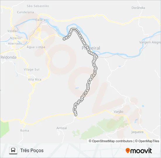 001 Bus Line Map