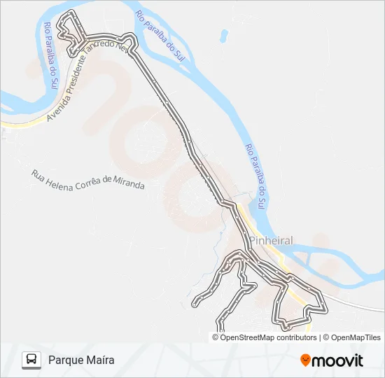 002 Bus Line Map