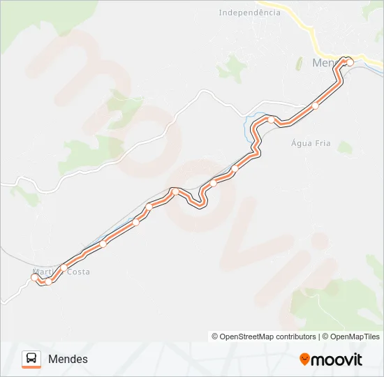 MARTINS COSTA Bus Line Map