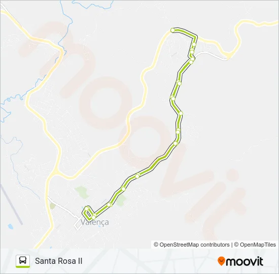 SANTA ROSA II Bus Line Map
