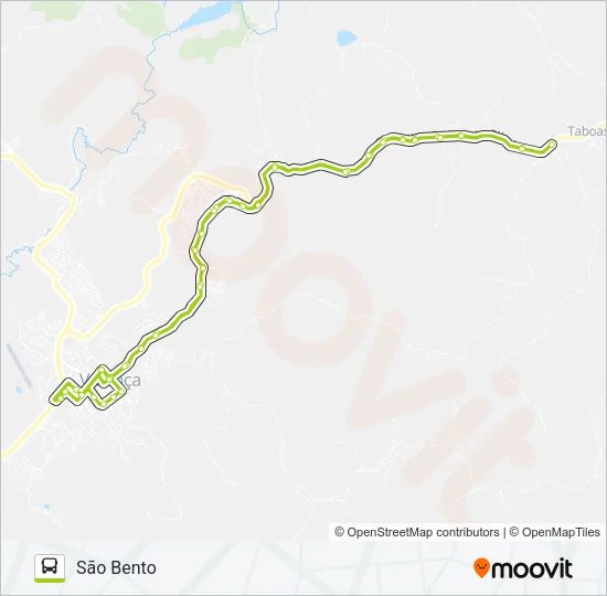 SÃO BENTO Bus Line Map