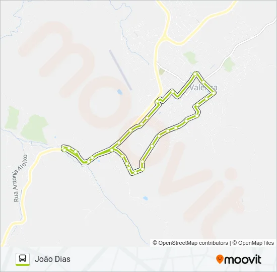 JOÃO DIAS Bus Line Map