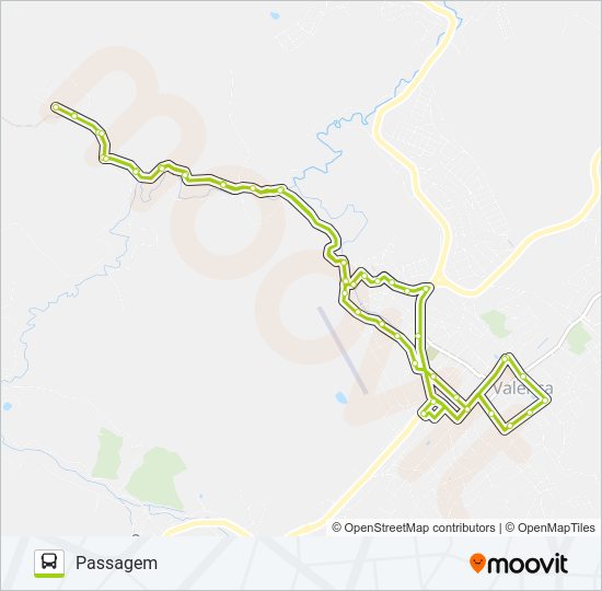 PASSAGEM Bus Line Map