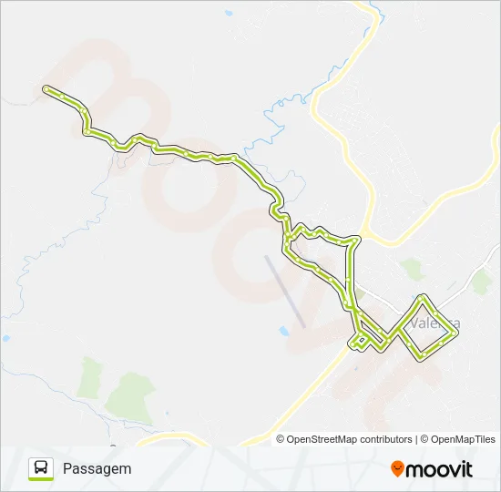 PASSAGEM Bus Line Map