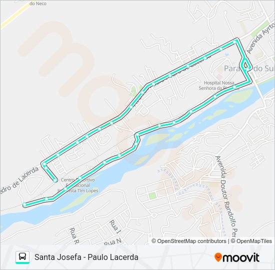 101 Bus Line Map