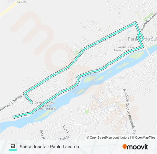 101 Bus Line Map
