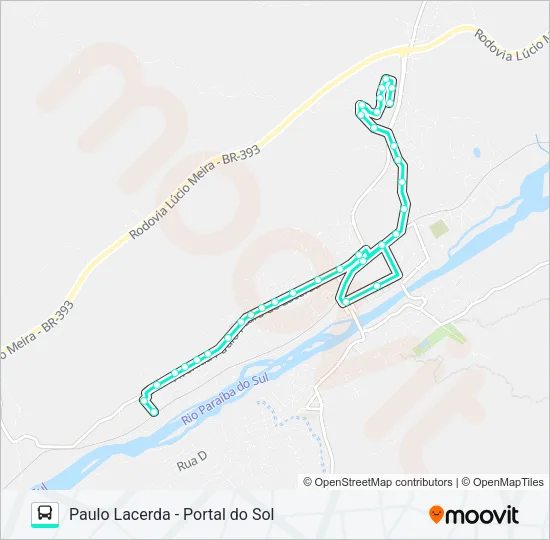 102 Bus Line Map