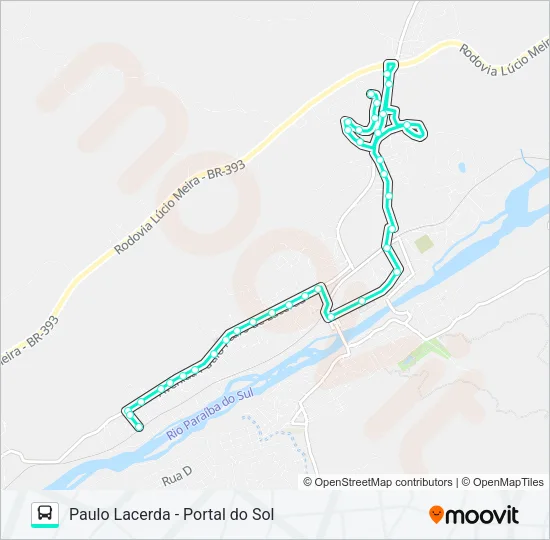 102 Bus Line Map
