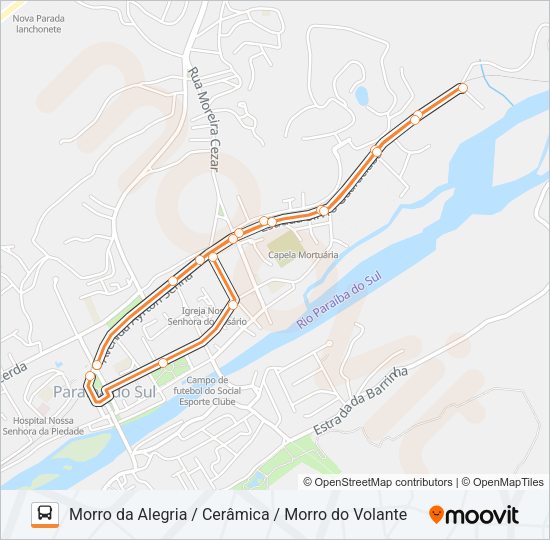 103 Bus Line Map
