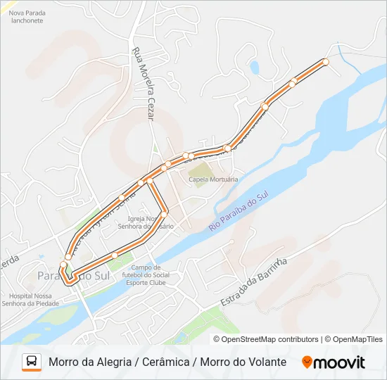 103 Bus Line Map