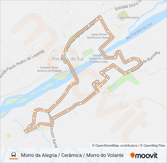 103 Bus Line Map