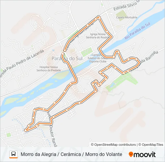 103 Bus Line Map
