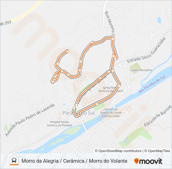 103 Bus Line Map