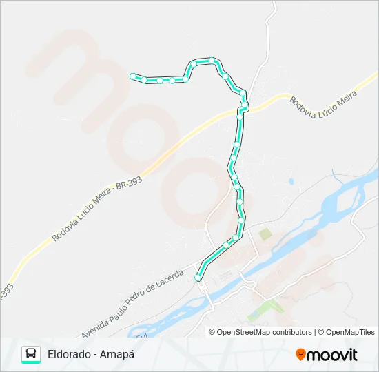 106 Bus Line Map