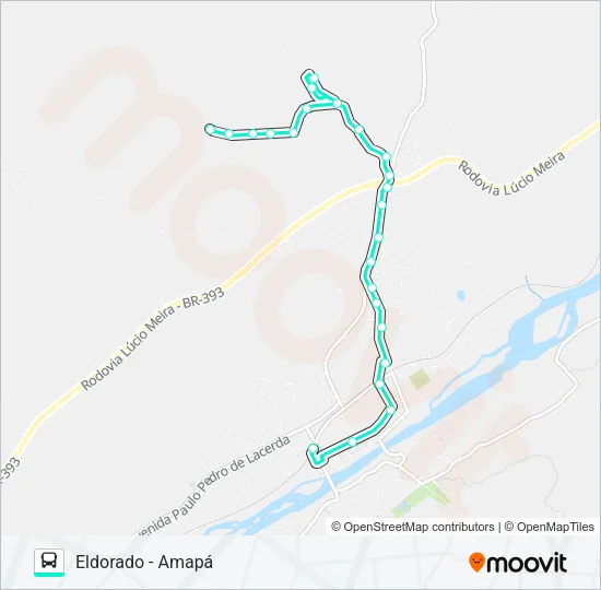 106 Bus Line Map