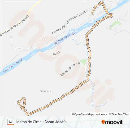 109 Bus Line Map