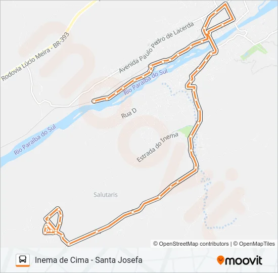 109 Bus Line Map