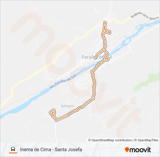 109 Bus Line Map