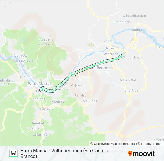 P207 Bus Line Map