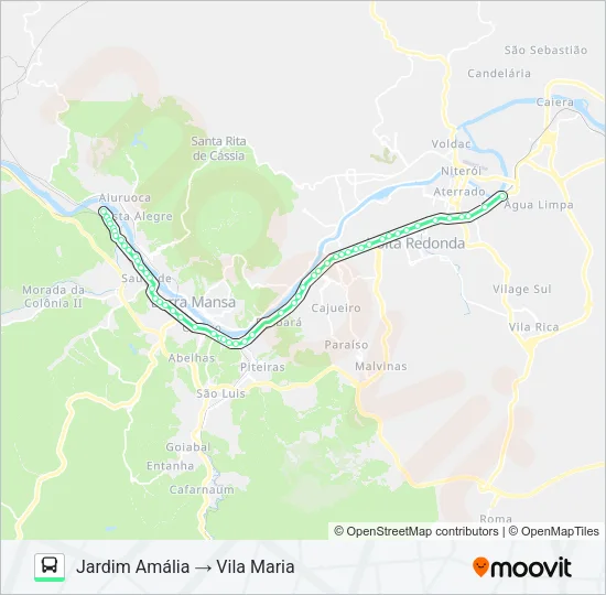 P730 Bus Line Map