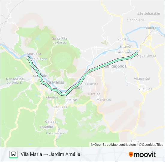 P730 Bus Line Map