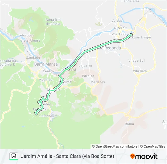 P735 Bus Line Map