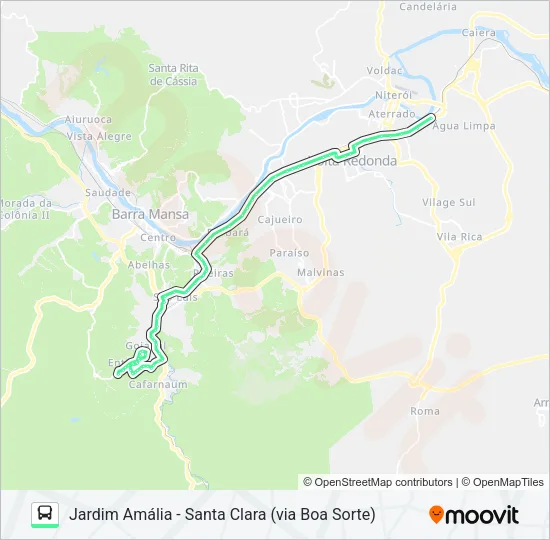 P735 Bus Line Map
