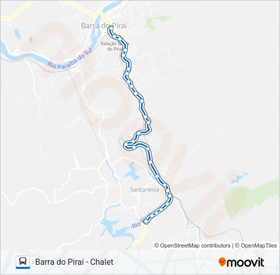P455 Bus Line Map