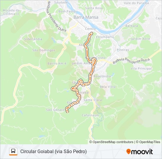 CL071 bus Line Map