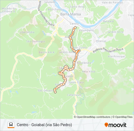 CL071 Bus Line Map