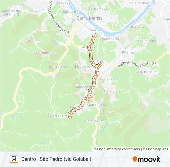 CL072 Bus Line Map