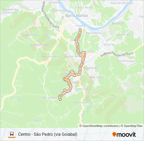 CL072 Bus Line Map