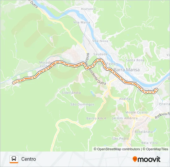 TR501-01 Bus Line Map