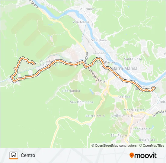 TR501-03 Bus Line Map