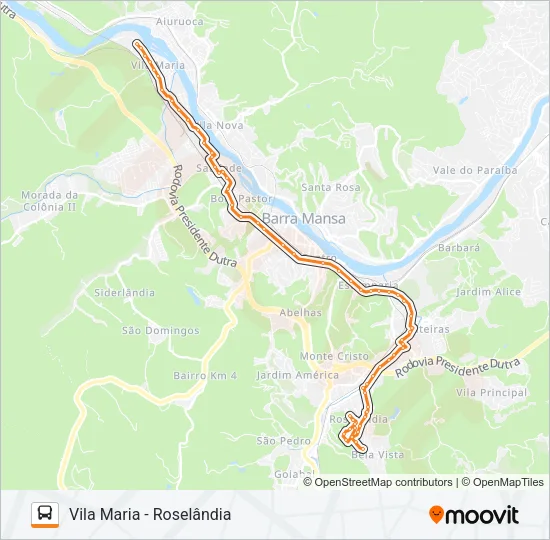 TR801-03 Bus Line Map