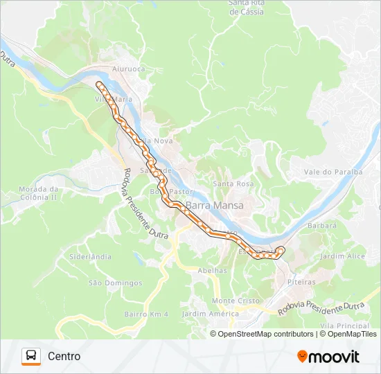 TR492-02 Bus Line Map