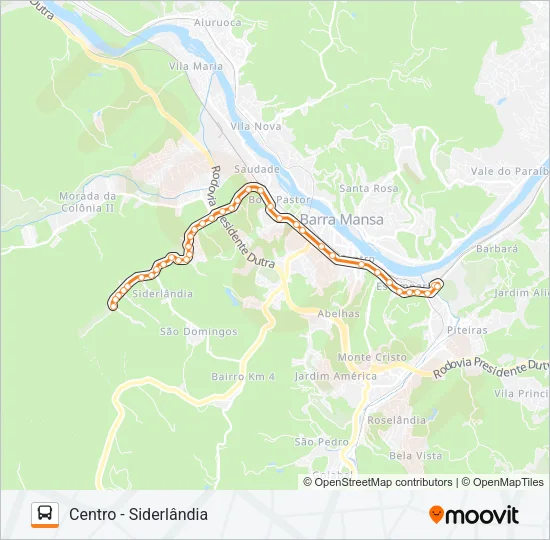 TR054-01 Bus Line Map