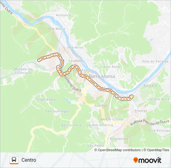 TR053-01 Bus Line Map
