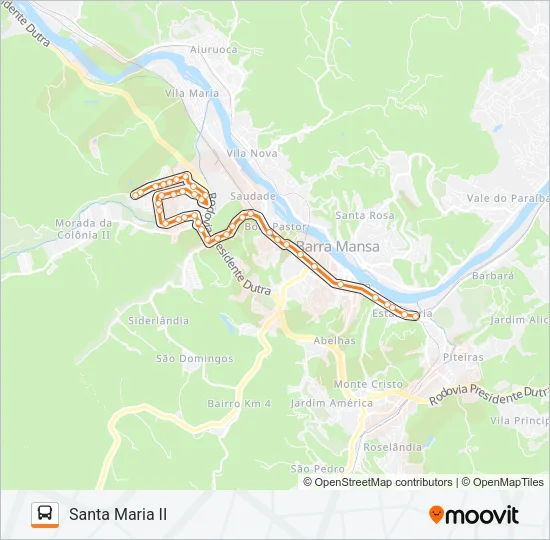 TR053-01 Bus Line Map