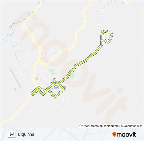 Mapa da linha CAMBOTA de ônibus