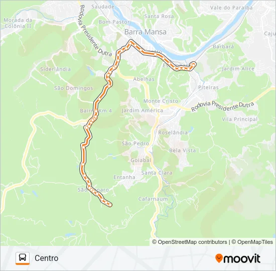 TR602-02 Bus Line Map