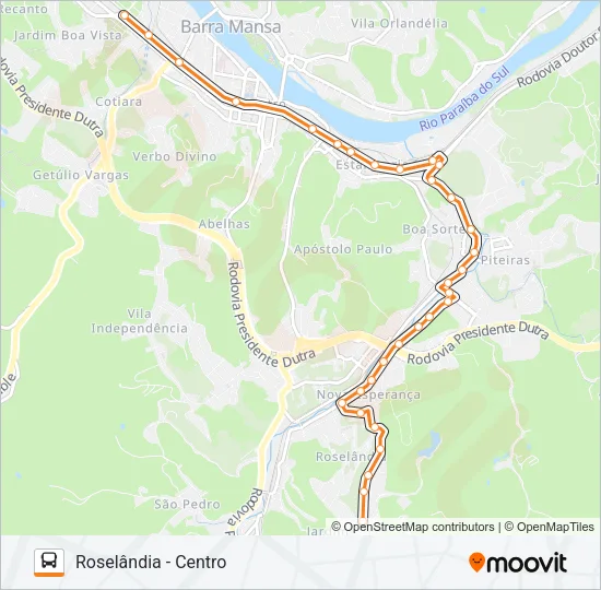 TR801-04 Bus Line Map