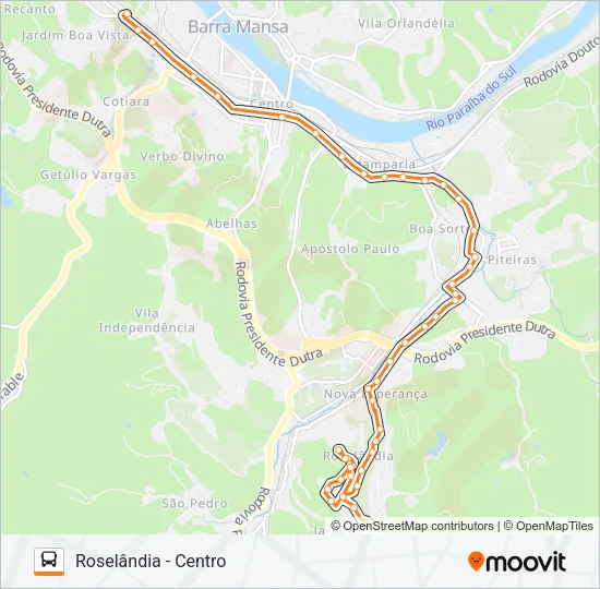 TR801-04 Bus Line Map