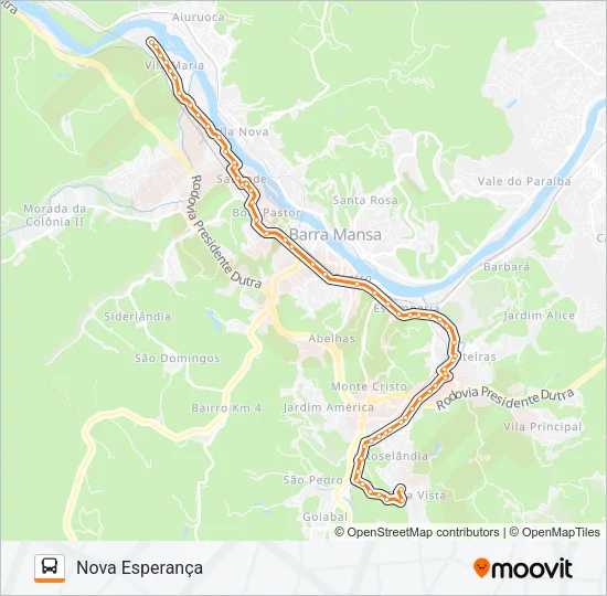 TR801-06 Bus Line Map