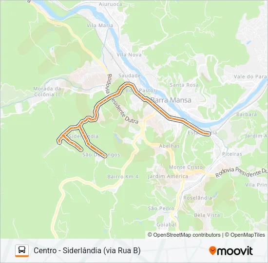 TR054-03 Bus Line Map