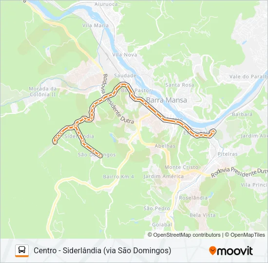 TR054-04 Bus Line Map