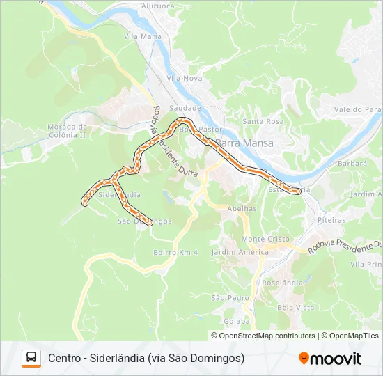 TR054-04 Bus Line Map