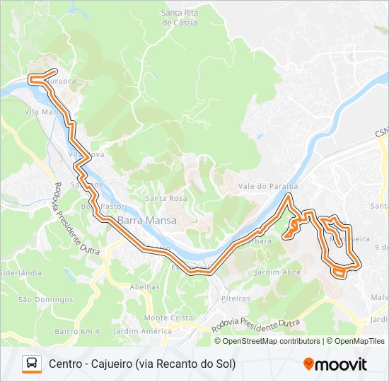 TR501-06 Bus Line Map